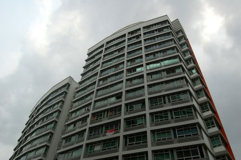 Modern high-rise residential apartment