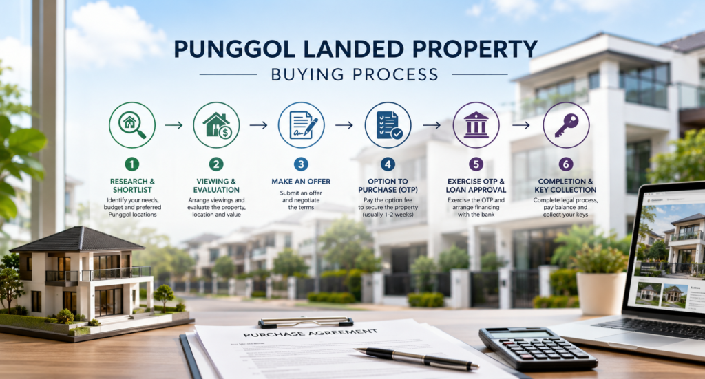 Buying process for Punggol landed property in Singapore