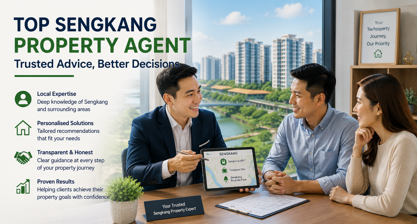 Professional Sengkang property agent helping buyers find their ideal home